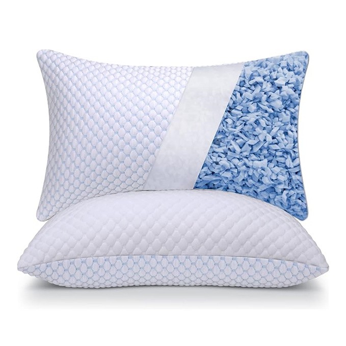 Vankúš z strúhanej pamäťovej peny veľkosti King